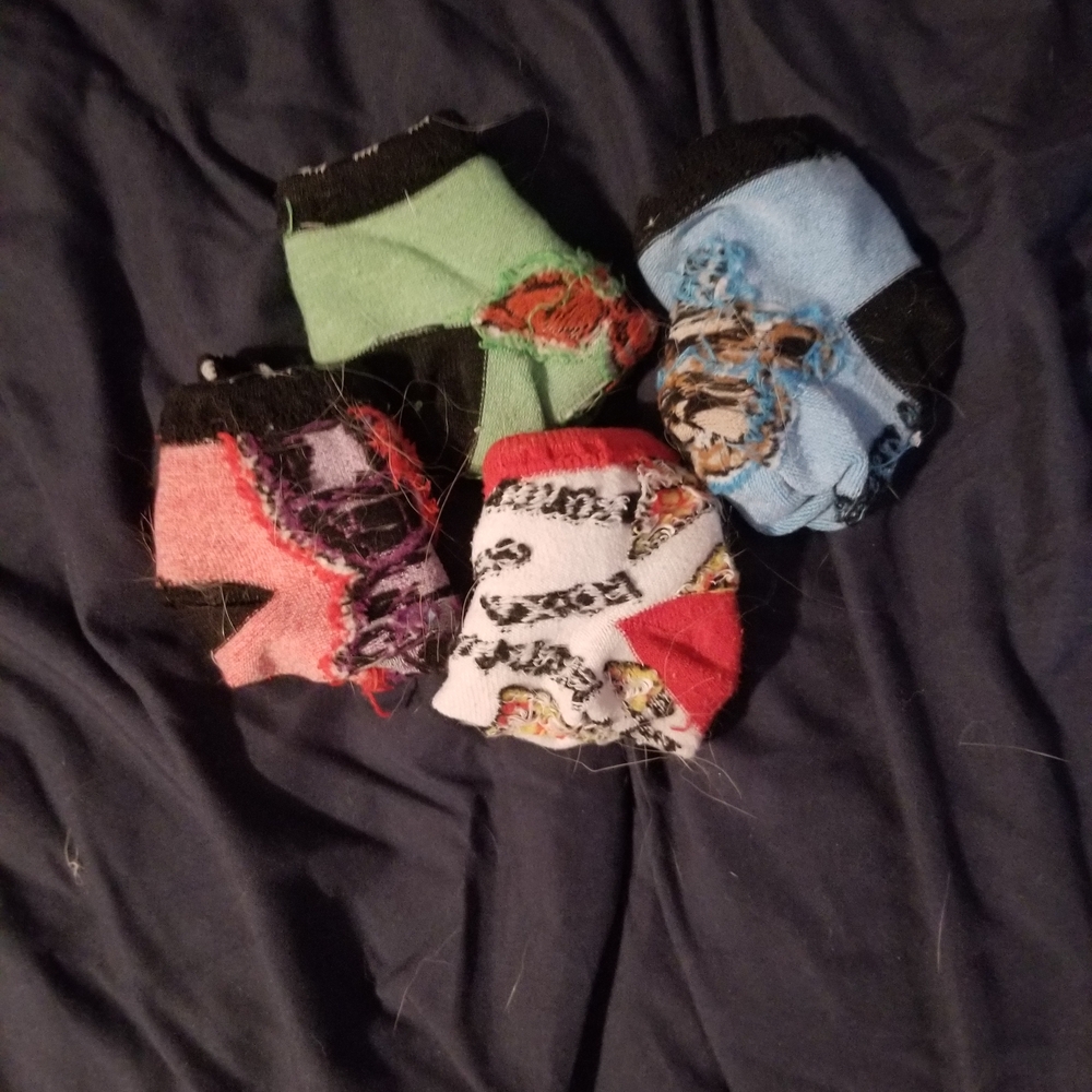 Green and Blue Casual Socks Accessories